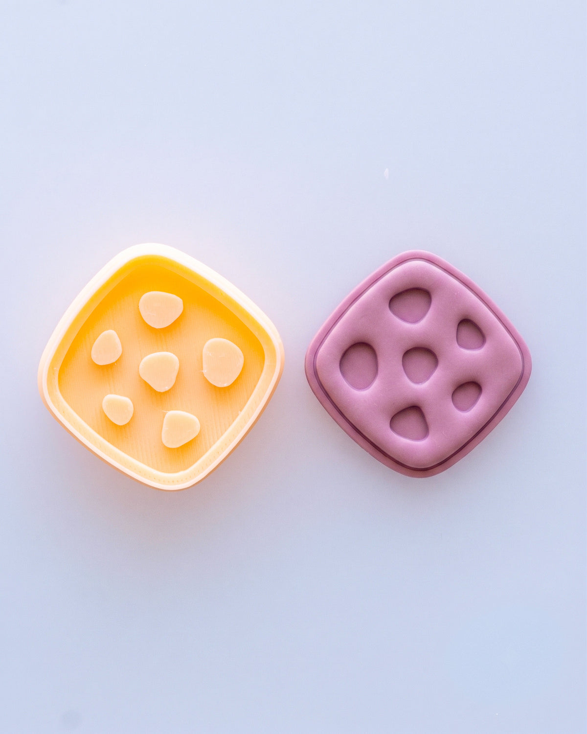Abstract Dot & Chip Imprint Clay Cutter Set – (H) Terrazzo Chip
