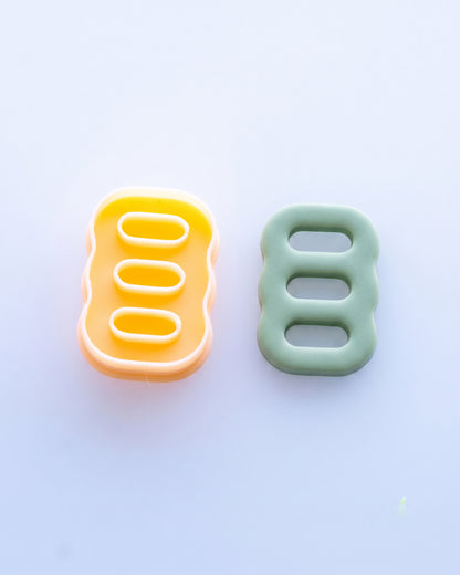 Organic & Arch Clay Cutter Set – (C) Triple Slot Link