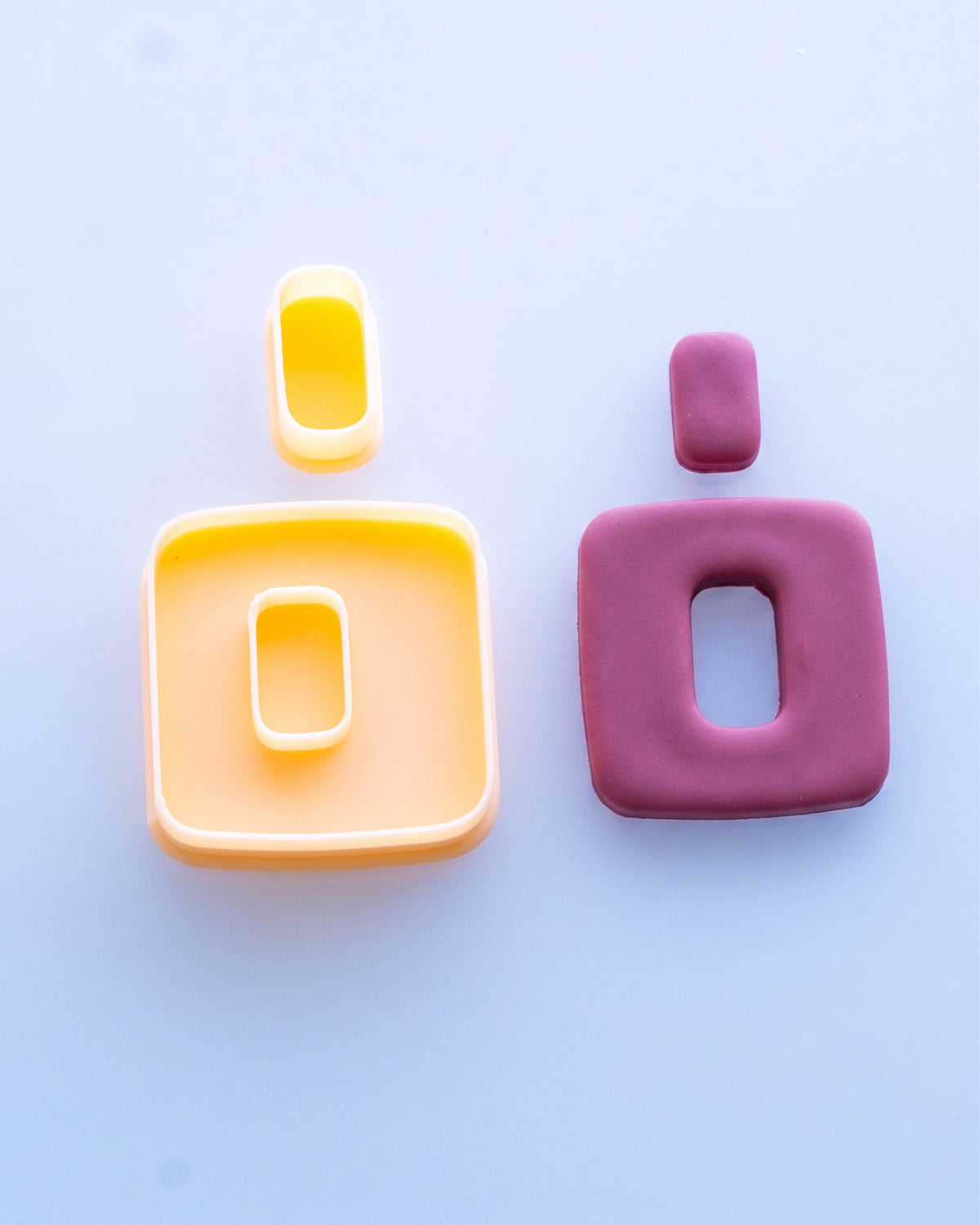 Organic & Arch Clay Cutter Set – (D) Rounded Square
