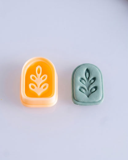 Boho Arch Floral Imprint Clay Cutter Set