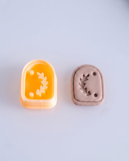 Boho Arch Floral Imprint Clay Cutter Set