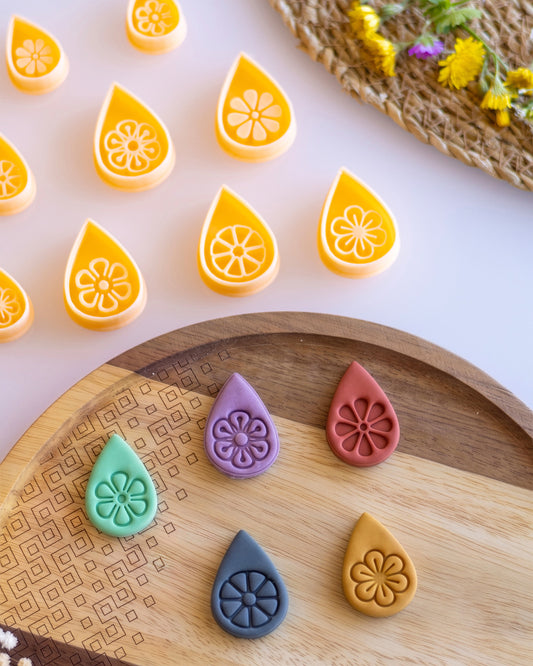Blossom Drop Imprint Clay Cutter Set – Lifestyle