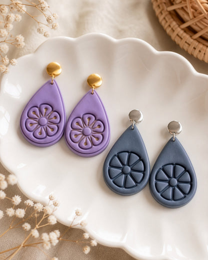 Blossom Drop Imprint Clay Cutter Set