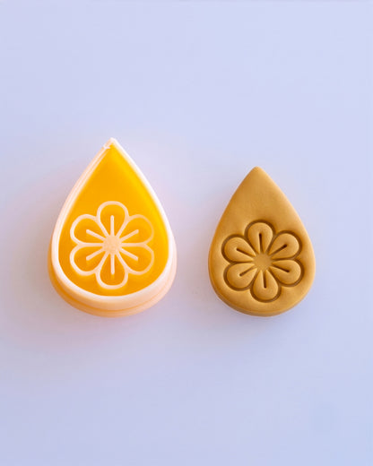 Blossom Drop Imprint Clay Cutter Set – (E) Radiant Bloom