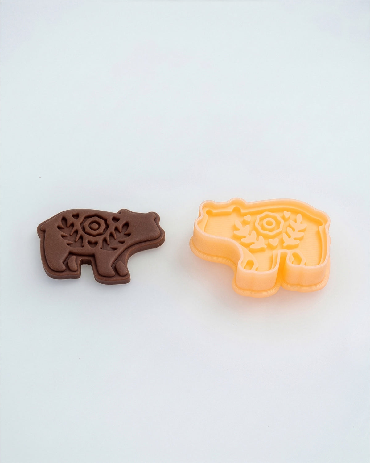 Scandi Folk Bear Imprint Clay Cutter – Cutter to Result