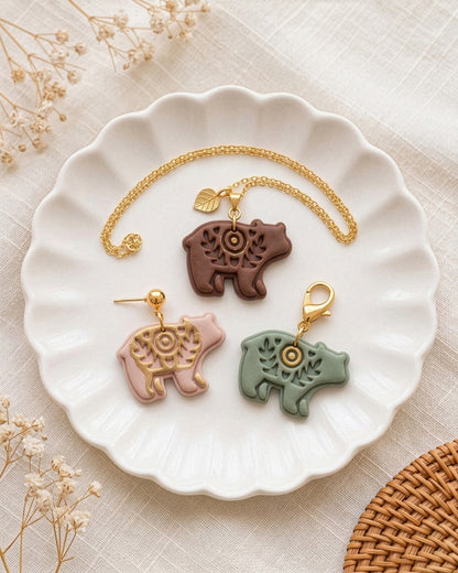 Scandi Folk Bear Imprint Clay Cutter – Creative Variations