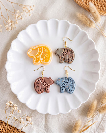 Scandi Folk Bear Imprint Clay Cutter – Hero