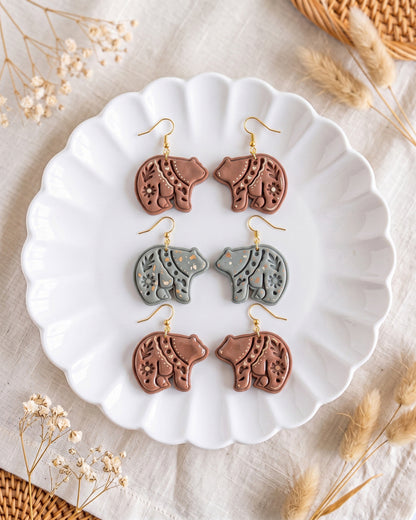 Scandi Folk Bear Imprint Clay Cutter – Creative Variations