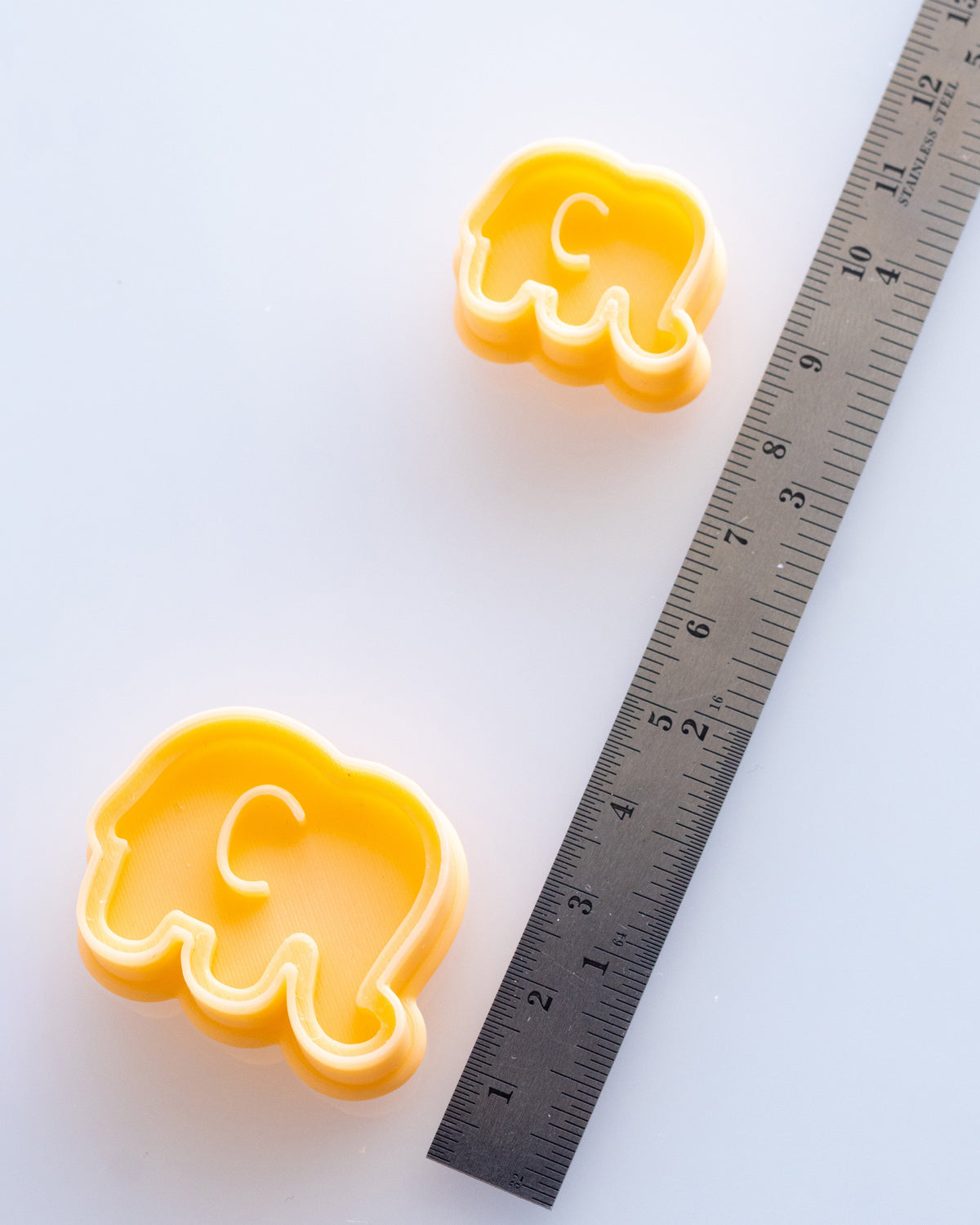 Mini Baby Elephant Clay Cutter – Size Reference
