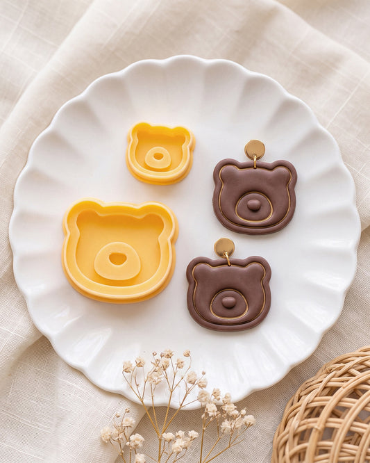 Mini Bear Face Clay Cutter – Process