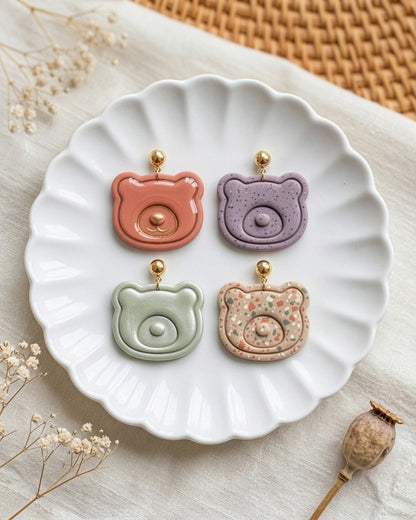 Mini Bear Face Clay Cutter – Creative Variations