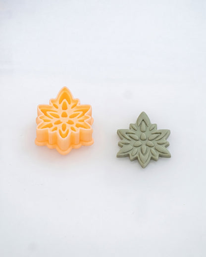 Boho Floral Imprint Clay Cutter Set – Process