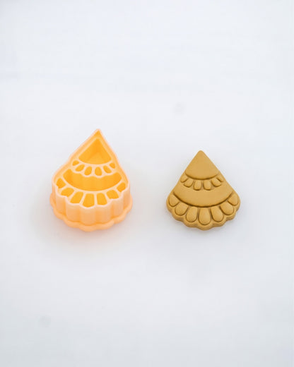Boho Floral Imprint Clay Cutter Set – Process