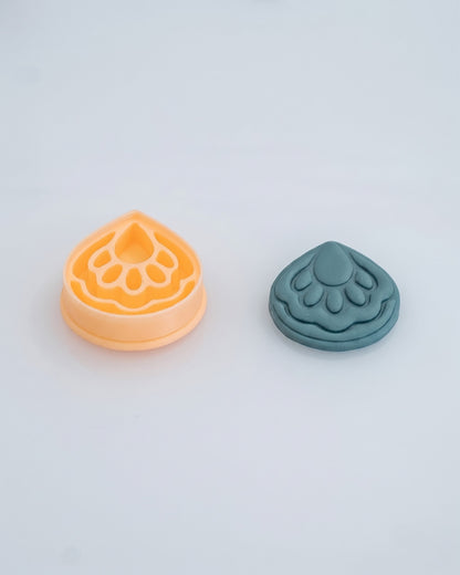 Boho Floral Imprint Clay Cutter Set – Process