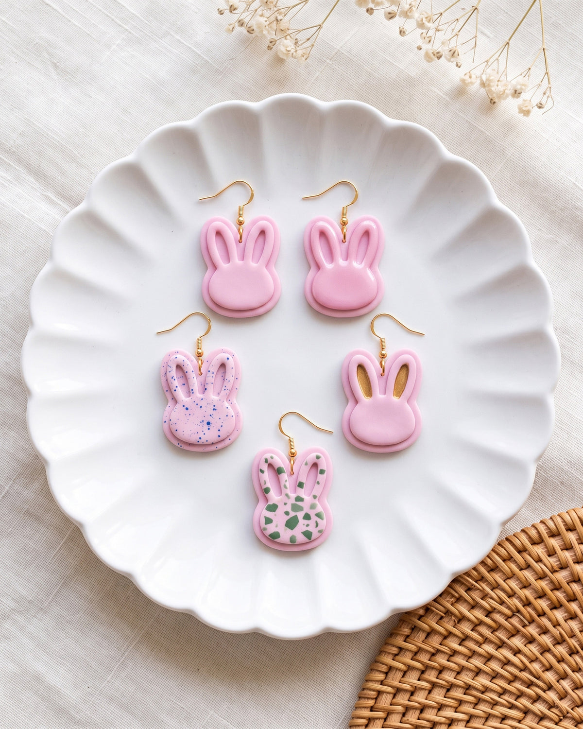 Mini Bunny Head Clay Cutter – Finished Result