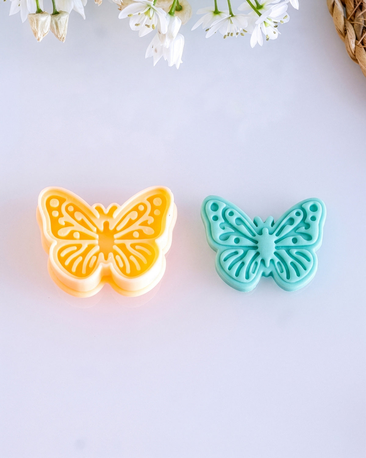 Minimal Butterfly Imprint Clay Cutter