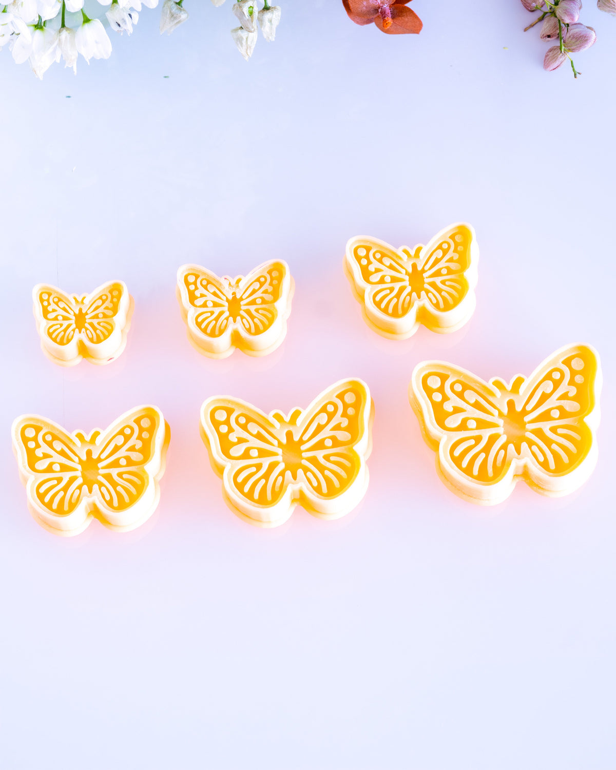 Minimal Butterfly Imprint Clay Cutter