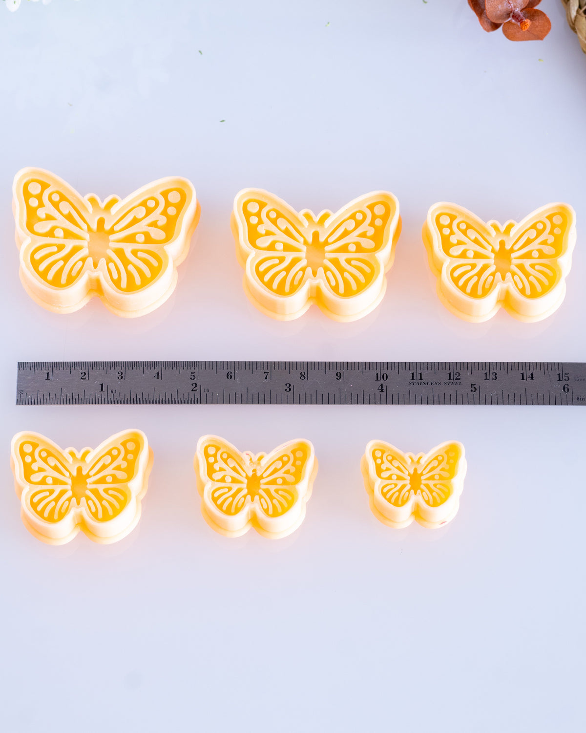 Minimal Butterfly Imprint Clay Cutter