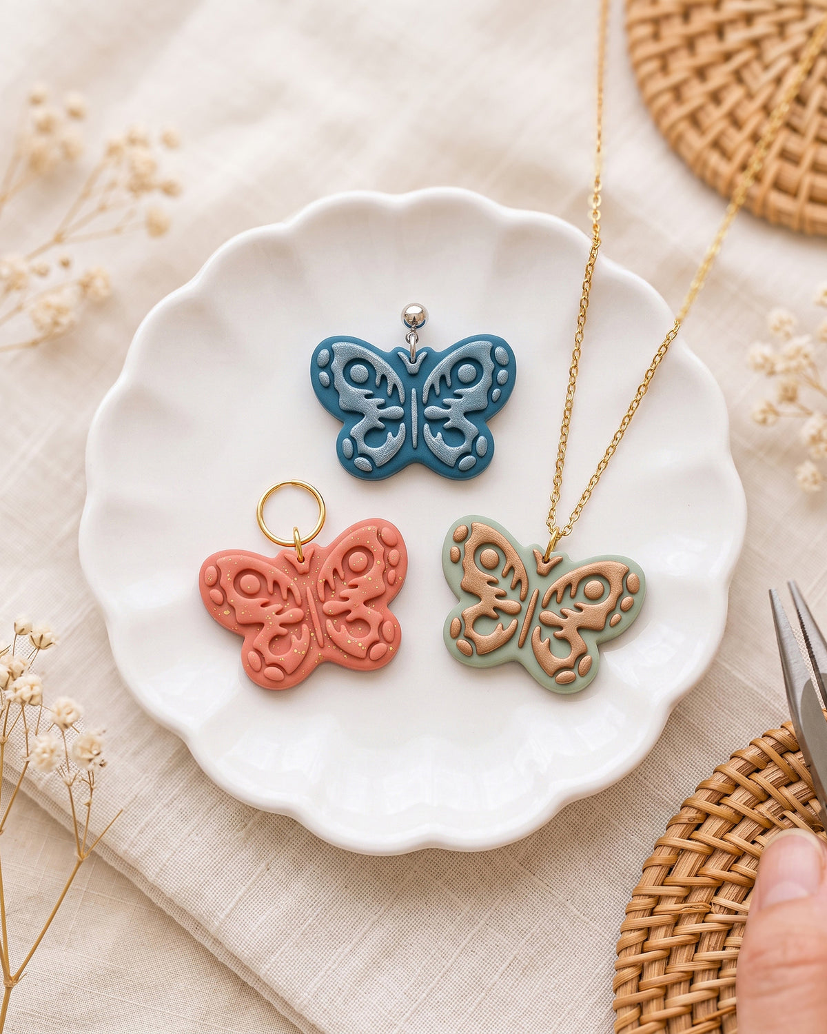 Scandi Folk Butterfly Imprint Clay Cutter – Lifestyle
