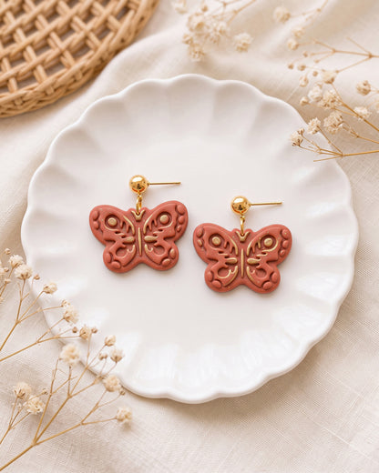 Scandi Folk Butterfly Imprint Clay Cutter – Process