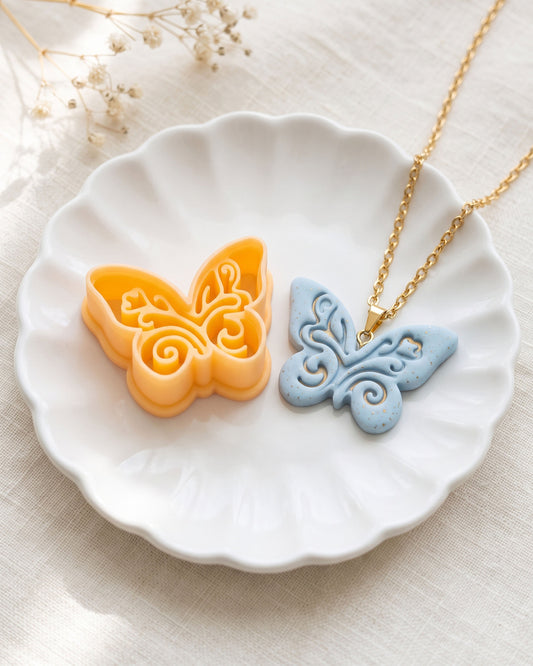 Boho Butterfly Imprint Clay Cutter – Hero