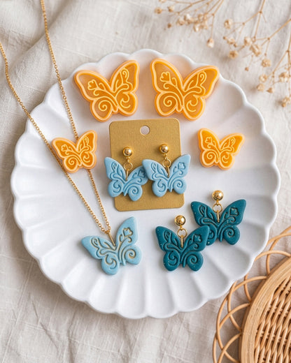 Boho Butterfly Imprint Clay Cutter – Collection