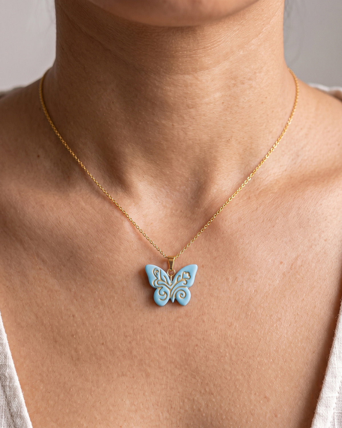 Boho Butterfly Imprint Clay Cutter – Wear Shot