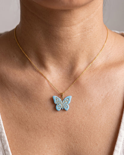 Boho Butterfly Imprint Clay Cutter – Wear Shot