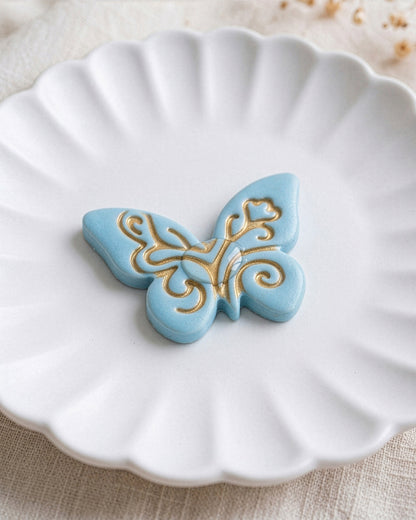 Boho Butterfly Imprint Clay Cutter – Detail