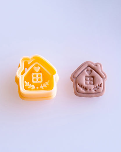 Cozy Home & Winter Symbols Imprint Clay Cutter Set – (E) Cozy Cottage