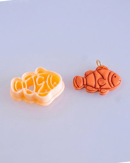 Clownfish Imprint Clay Cutter – Finished Result