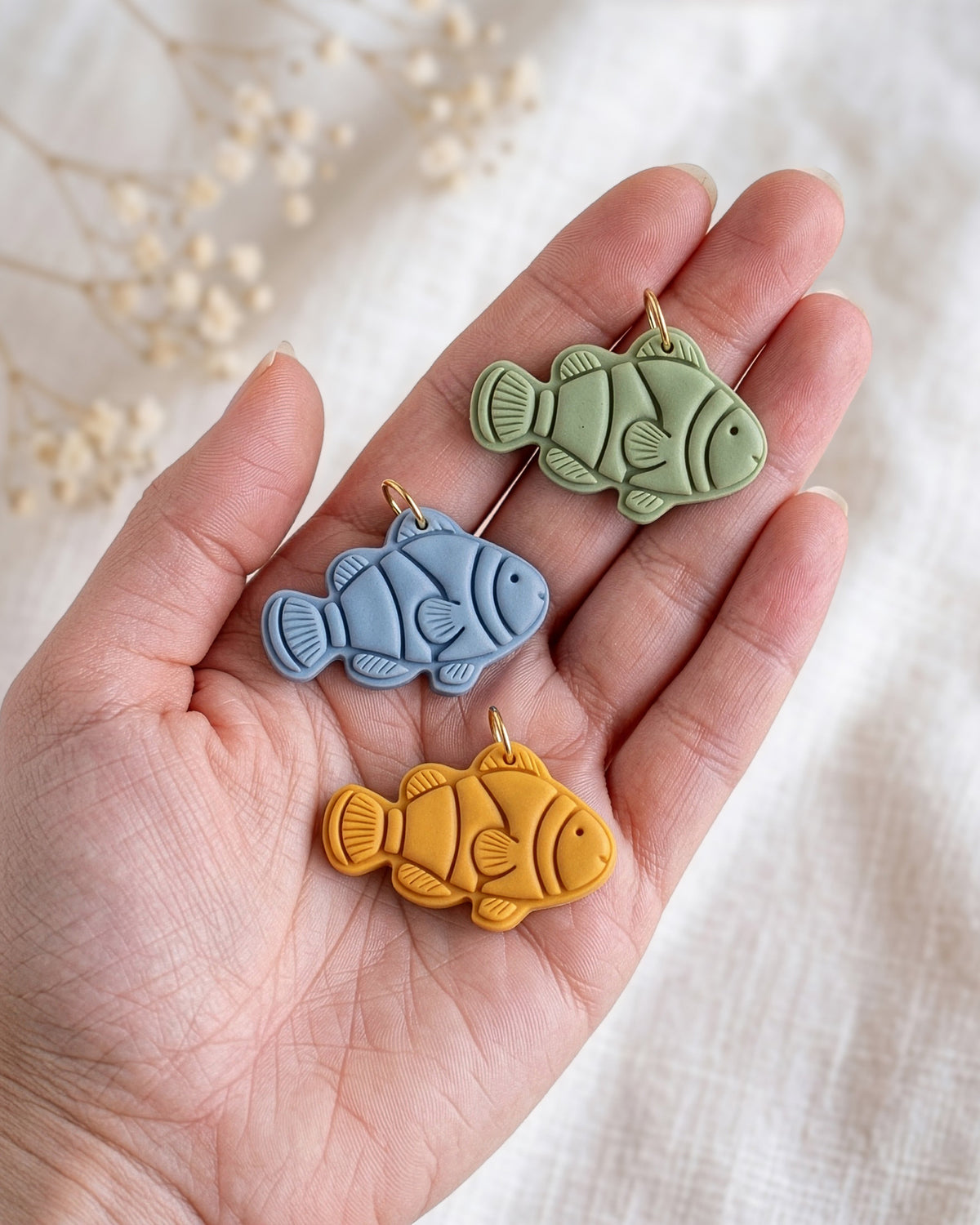 Clownfish Imprint Clay Cutter – Hand Scale