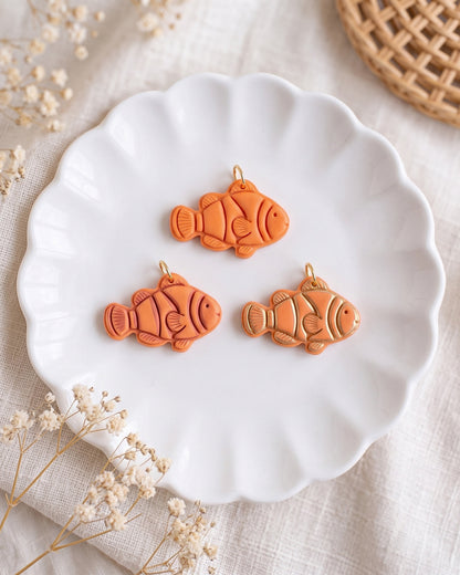 Clownfish Imprint Clay Cutter – Finished Result