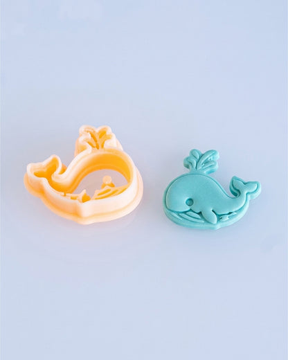 Cartoon Whale Imprint Clay Cutter – Process