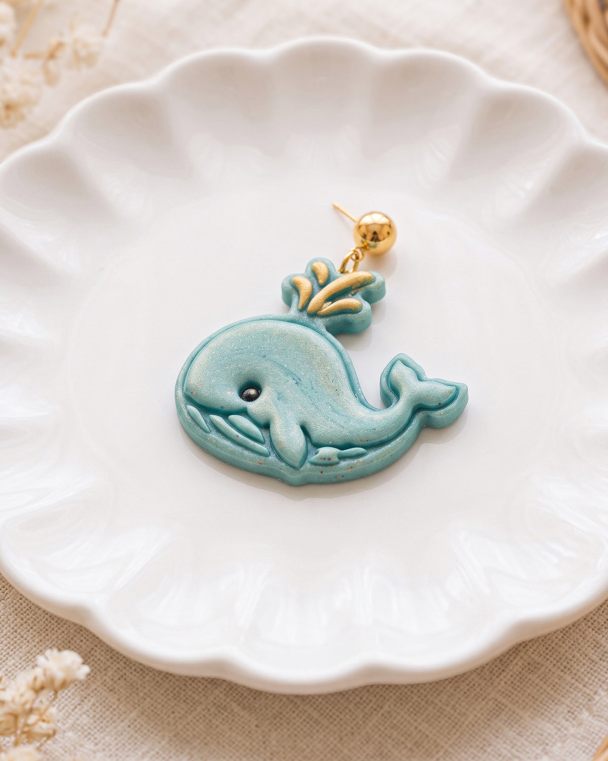 Cartoon Whale Imprint Clay Cutter – Detail
