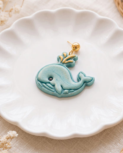 Cartoon Whale Imprint Clay Cutter – Detail