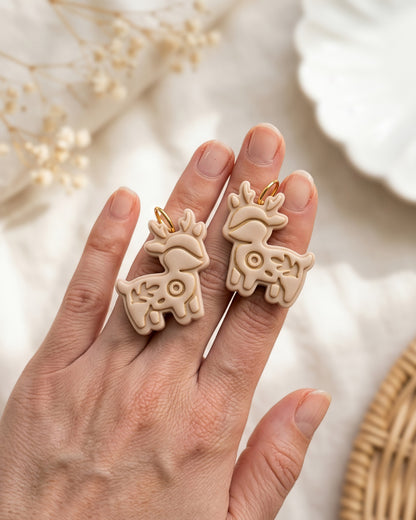Woodland Deer Imprint Clay Cutter – Hand Scale