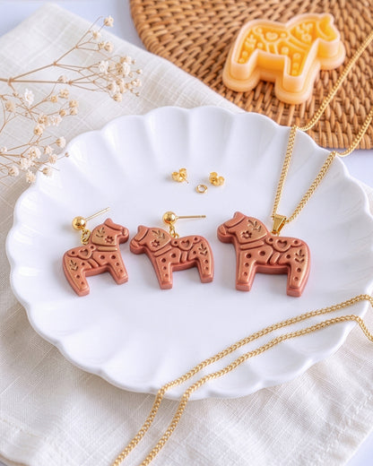 Scandi Dala Horse Imprint Clay Cutter – Collection