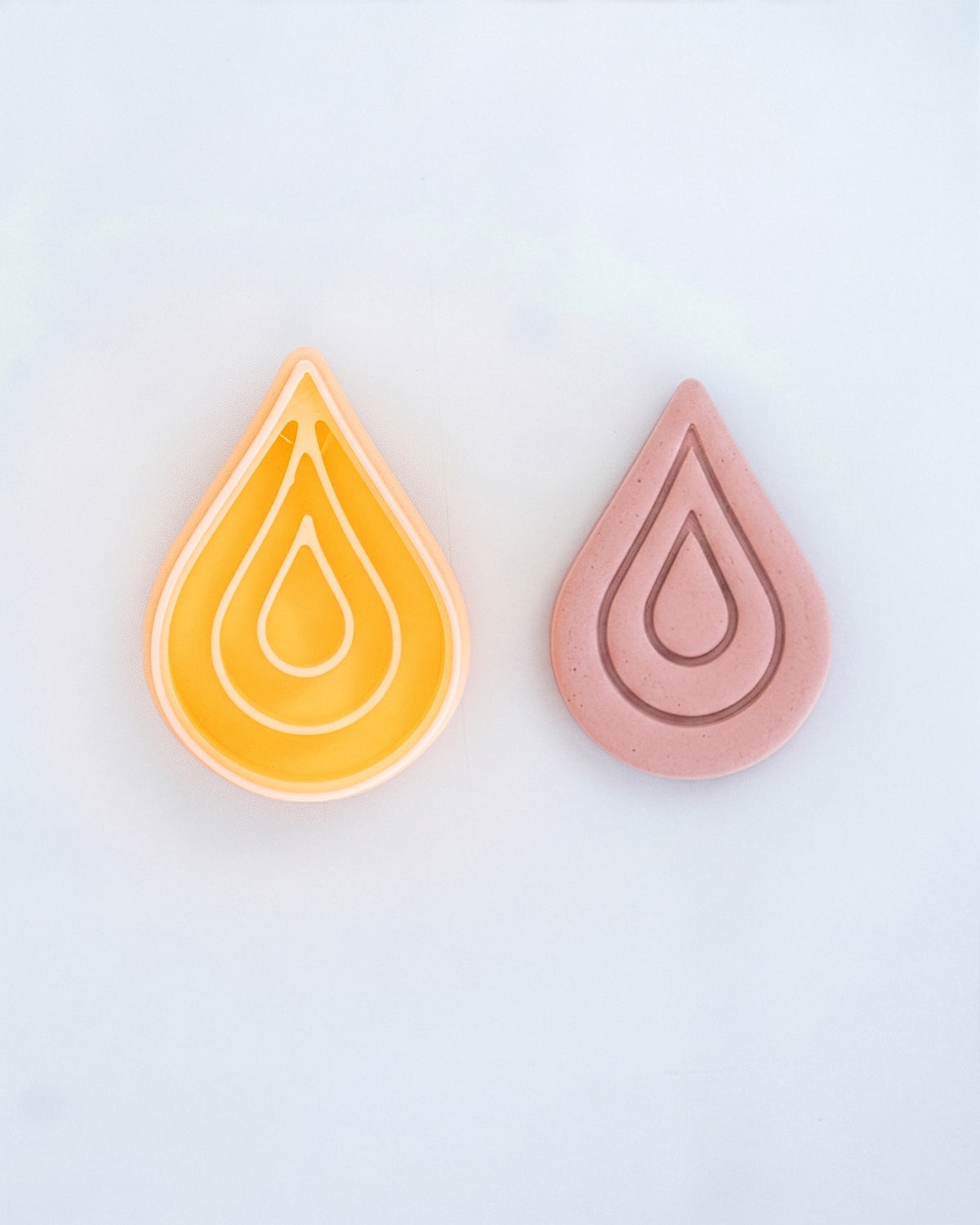 Minimal Drop Imprint Clay Cutter Set – Process