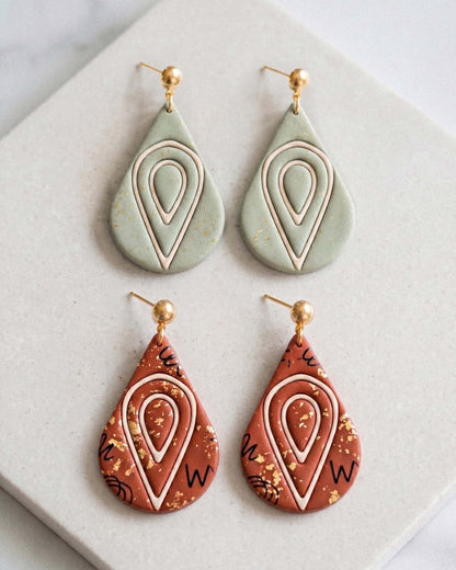 Minimal Drop Imprint Clay Cutter Set – Process
