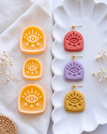 Boho Eye Arch Imprint Clay Cutter – Hero