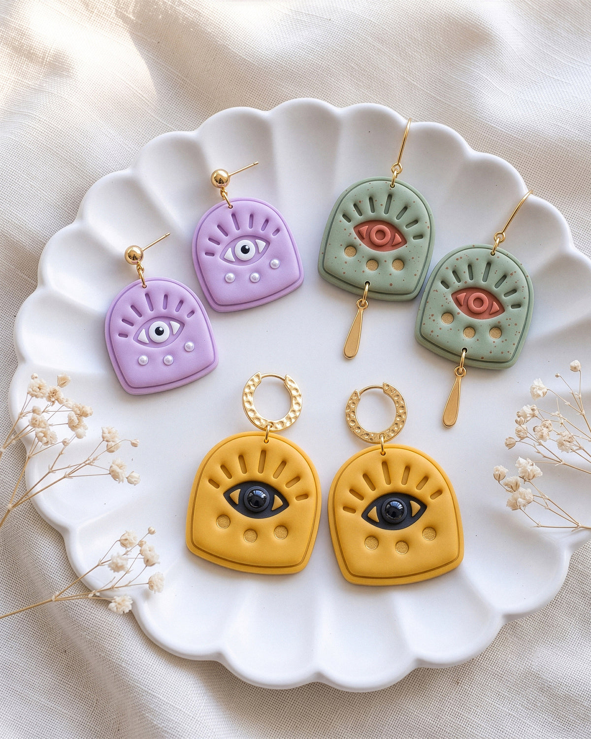 Boho Eye Arch Imprint Clay Cutter – Collection
