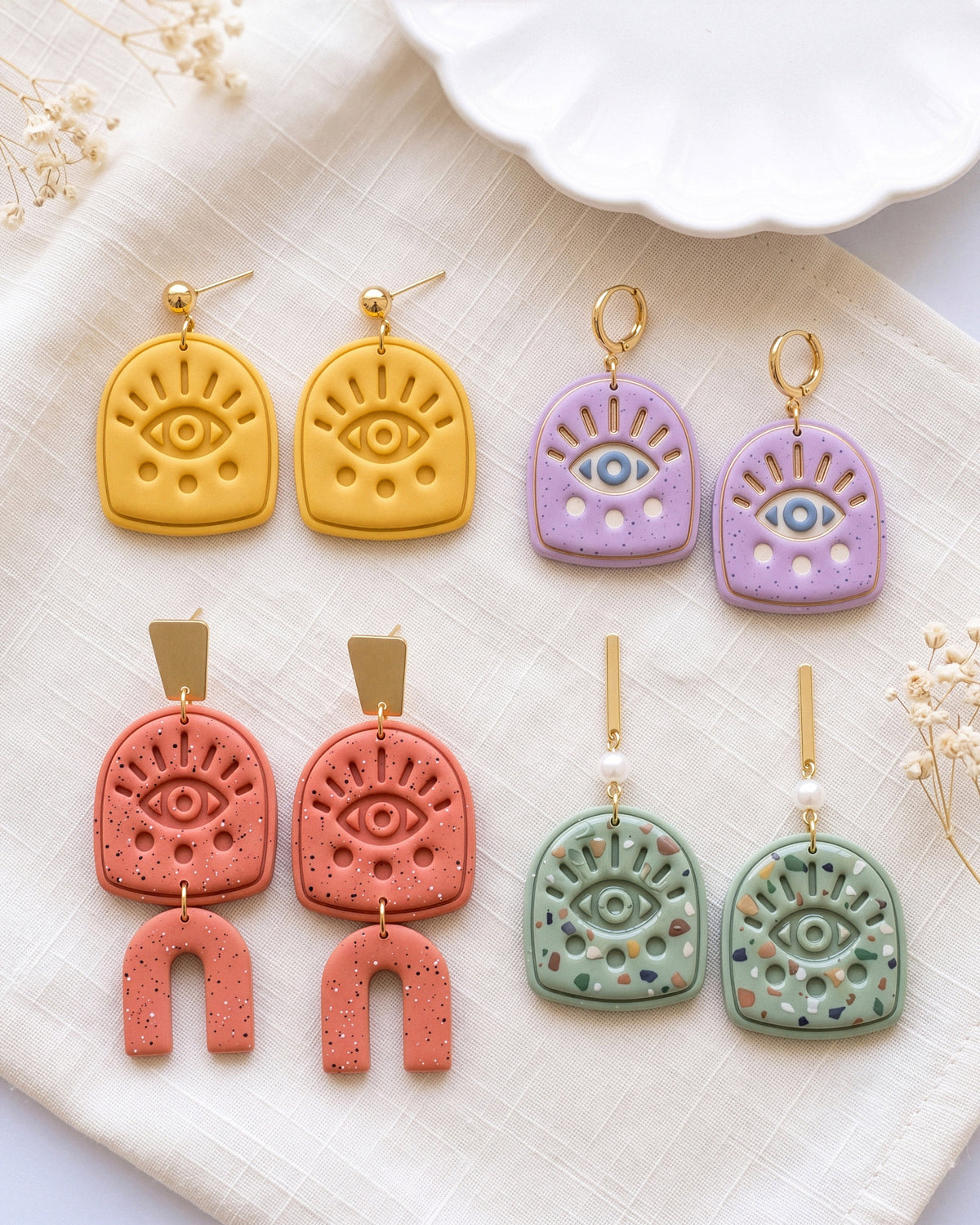Boho Eye Arch Imprint Clay Cutter – Creative Variations