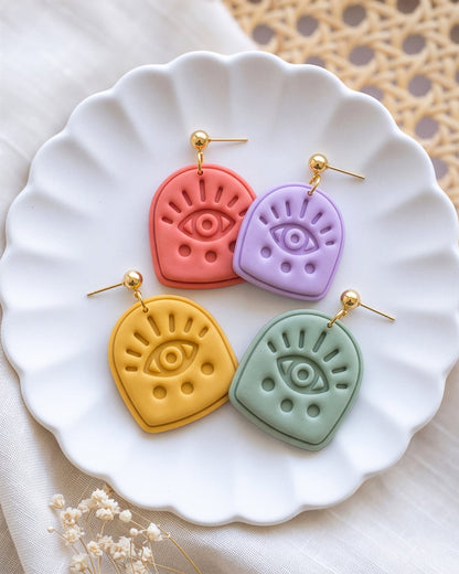 Boho Eye Arch Imprint Clay Cutter – General Product Image