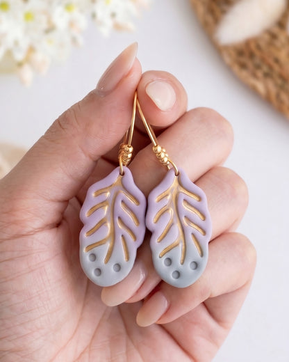 Boho Feather Imprint Clay Cutter – Hero
