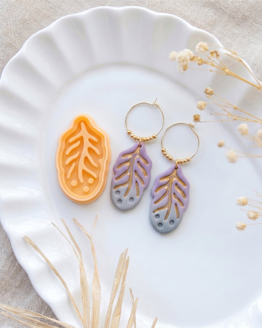 Boho Feather Imprint Clay Cutter – Process