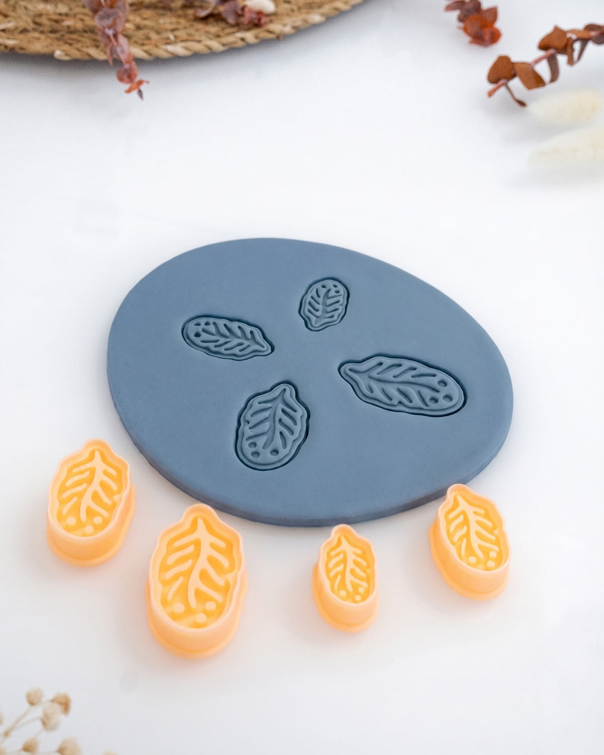 Boho Feather Imprint Clay Cutter – Process