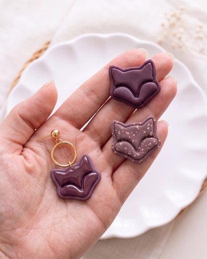 Mini Fox Face Clay Cutter – Hand Scale
