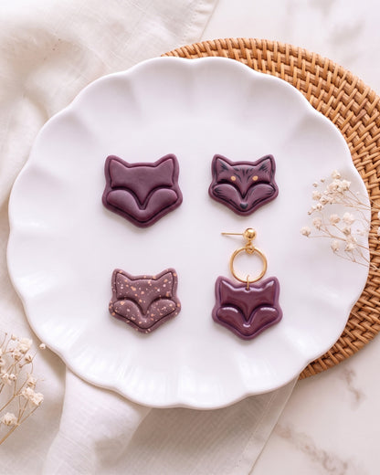 Mini Fox Face Clay Cutter – Finished Result