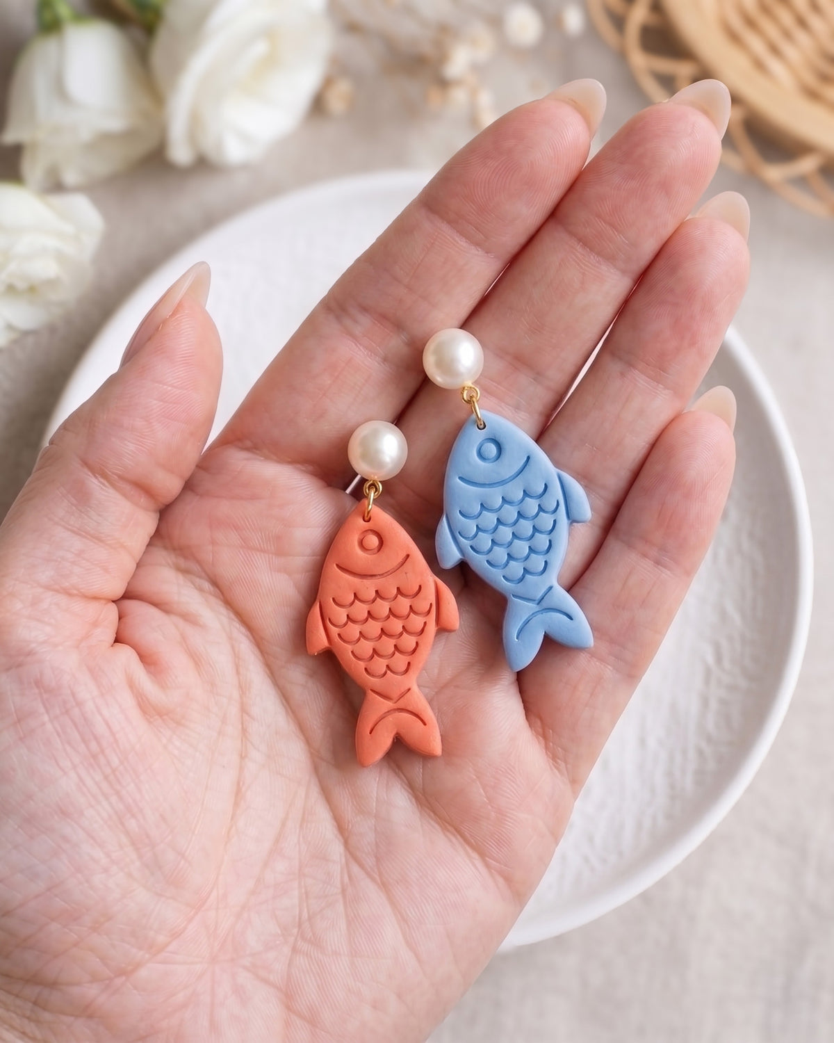 Fish Imprint Clay Cutter – Hand Scale